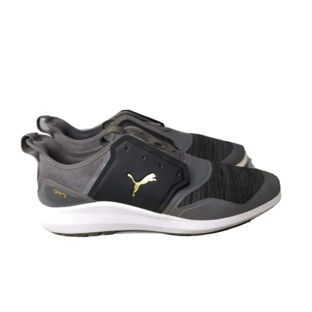 Puma Ignite NXT Spikeless Golf Shoes Men's Size 10.5 Gray Gold